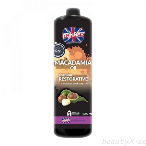 RONNEY Professional Shampoo Macadamia Oil Restorative Therapy 1000 ml.
