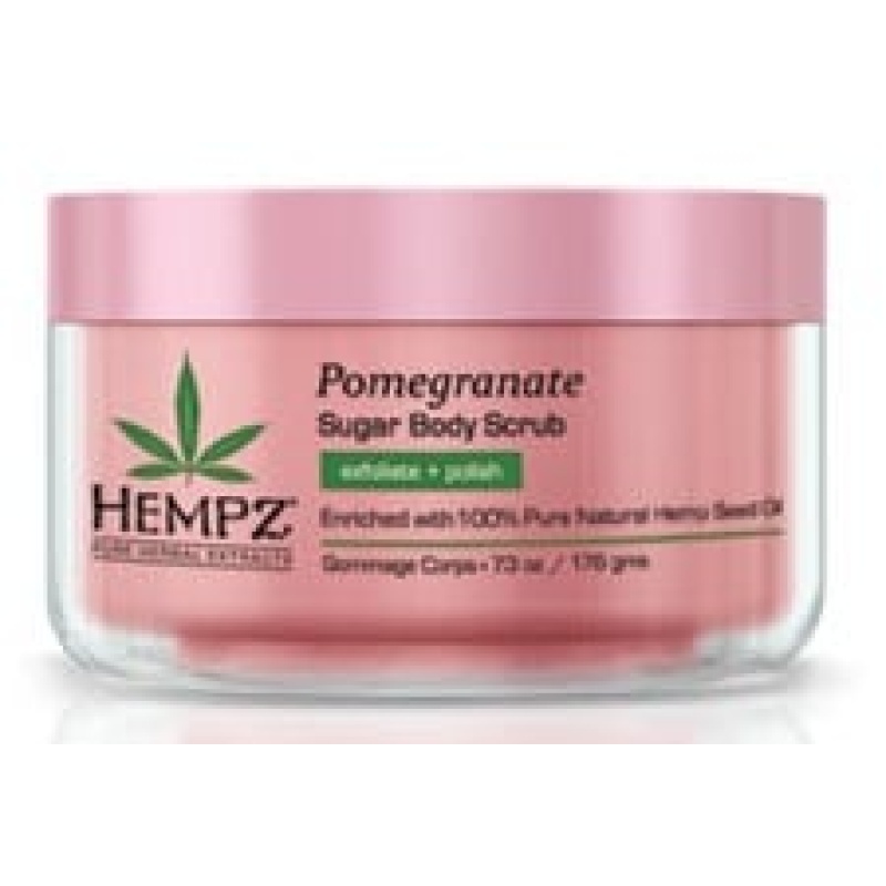 pomegranate herbal sugar body scrub