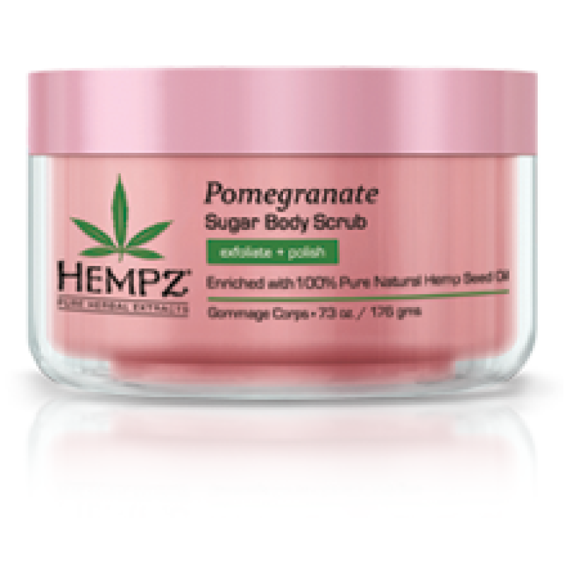 pomegranate herbal sugar body scrub