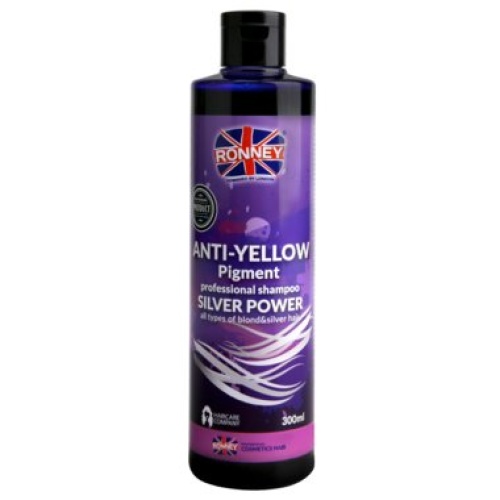 RONNEY Professional Shampoo ANTI-YELLOW silver power 300 ml.